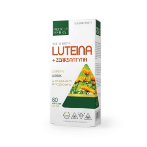 LUTEINA + ZEAKSANTYNA 100mg wzrok 80kaps. Medica Herbs